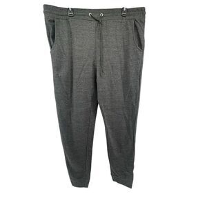 Loungehero Men’s Gray Drawstring Cotton Blend Joggers Size Large